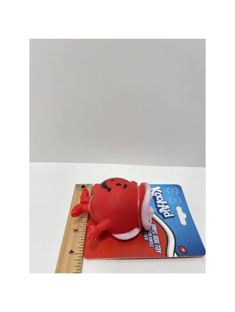 Koolmaid Red Vinyl Dog Toy Squeaky Pitcher-Shaped Logo Style Fun Pet Play